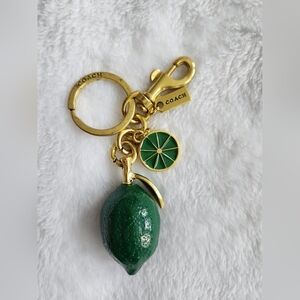 Green Lime Keychain C Luxury Logo Bag Charm